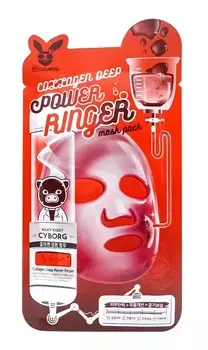 Elizavecca Укрепляющая тканевая маска с коллагеном, 23 мл (Elizavecca, Power Ringer)