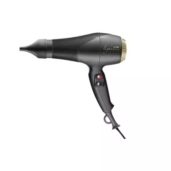 Ermila Фен черный матовый, 2000 Вт с ионизацей и 2 насадками 1 шт (Ermila, Фены)