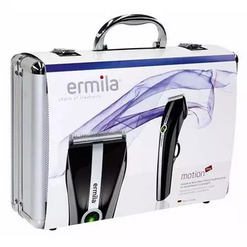 Ermila Набор: машинка для стрижки + триммер черн/серебро в кейсе 1 шт (Ermila, Машинки)