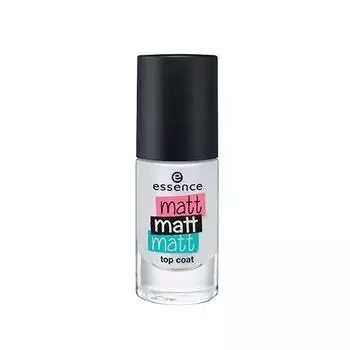 Essence Верхнее покрытие матовое Matt matt matt top coat (Essence, Ногти)