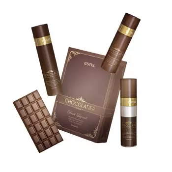 Estel Набор Chocolatier Dark Legend "Шампунь для волос 250 мл + Бальзам для волос 200 мл + Спрей для волос 200 мл" (Estel, Otium)