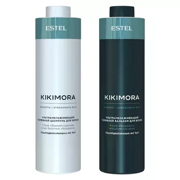 Estel Набор для ультравлажнениня волос: шампунь 1000 мл + бальзам 1000 мл (Estel, Kikimora)