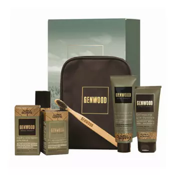 Estel Набор travel (шампунь 60 мл, масло 100 мл, гель-крем 50 мл, дезодорант 50 мл, зубная паста 75 мл, зубная щетка) (Estel, GENWOOD)