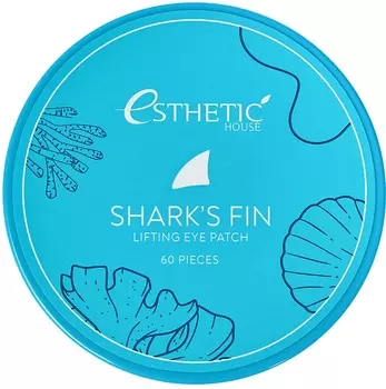 Esthetic House Гидрогелевые патчи для глаз "Плавник акулы", 60 шт (Esthetic House, Уход за областью вокруг глаз)