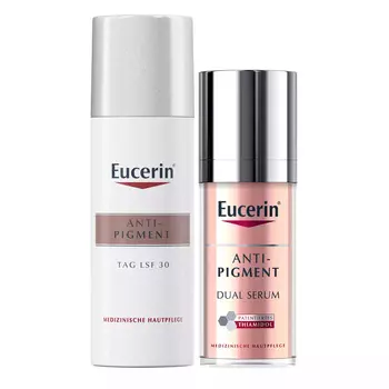 Eucerin Набор "Против пигментации": сыворотка 30 мл + дневной крем 50 мл (Eucerin, Anti-Pigment)