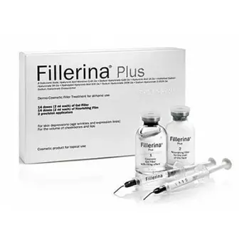 Fillerina Косметический набор (филлер + крем) 30 + 30 мл Уровень 4 (Fillerina, Step 4)