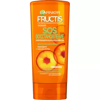 Garnier Укрепляющий бальзам-ополаскиватель SOS Восстановление, 387 мл (Garnier, Fructis)