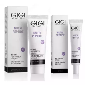 GiGi Набор "Anti-age": крем для век 20 мл + пептидный крем 50 мл (GiGi, Nutri-Peptide)