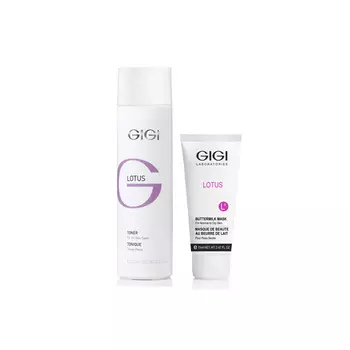 GiGi Набор "Очищение и увлажнение": тоник 250 мл + маска 75 мл (GiGi, Lotus Beauty)