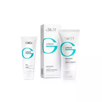 GiGi Набор "Уход за жирной кожей": маска 50 мл + крем 100 мл (GiGi, Lipacid)