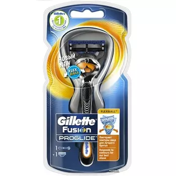 Gillette Fusion proglide бритва с технологией flexball + кассета (Gillette, Бритвы и лезвия)