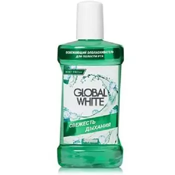 Global white Освежающий ополаскиватель 300 мл (Global white, Ополаскиватели)