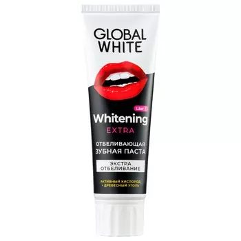 Global White Отбеливающая зубная паста Extra Whitening, 100 г (Global White, Подготовка эмали)