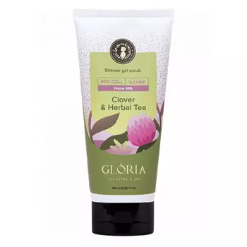Gloria Гель-скраб для душа Клевер и травяной чай 180 мл (Gloria, Gloria Home)