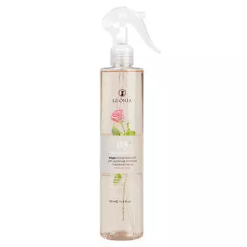 Gloria Вода косметическая для удаления остатков сахарной пасты Нежная роза с триггером, 350 мл (Gloria, Gloria Classic)