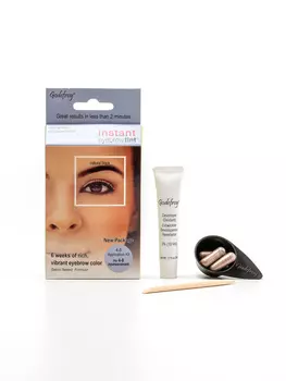 Godefroy Eyebrow Tint Natural Black Краска-хна в капсулах для бровей черная, 4 капсулы (Godefroy, Eyebrow)