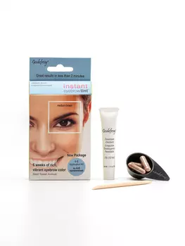 Godefroy Краска-хна в капсулах для бровей, набор 4 капсулы (коричневый) (Godefroy, Eyebrow)