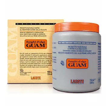 Guam Маска антицеллюлитная для горячего обертывания, 1000 г (Guam, Fanghi d'Alga)