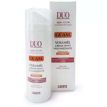 Guam Крем для увеличения объема груди Volumizzante Crema Seno, 150 мл (Guam, Duo)