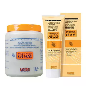 Guam Маска антицеллюлитная, 2 кг + Гель-лифтинг укрепляющий, 500 мл (Guam, Tourmaline)