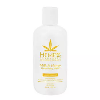 Hempz Гель для душа Milk &amp; Honey Herbal Body Wash, 237 мл (Hempz, Молоко и мёд)