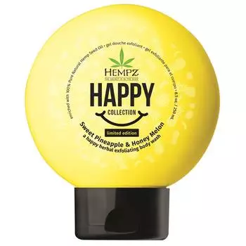 Hempz Гель-скраб для душа "Счастье", 250 мл (Hempz, Ананас и медовая дыня)