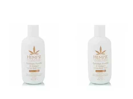Hempz Набор Гель для душа Таити 237 мл*2 штуки (Hempz, Имбирь и ваниль)