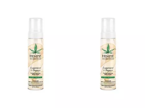 Hempz Набор Гель-мусс для душа 250 мл*2 штуки (Hempz, Сахарный тростник и папайя)