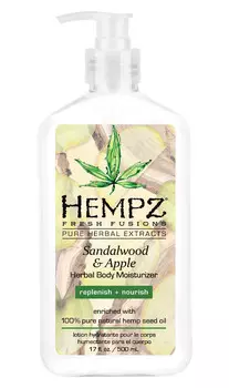 Hempz Увлажняющее молочко для тела Sandalwood &amp; Apple Herbal Body Moisturizer, 500 мл (Hempz, Сандал и яблоко)