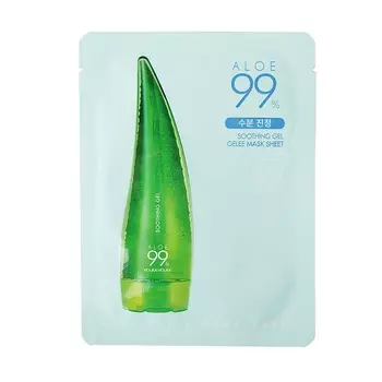 Holika Holika Успокаивающая гелевая маска с экстрактом 99% Алоэ 1 шт (Holika Holika, Aloe)