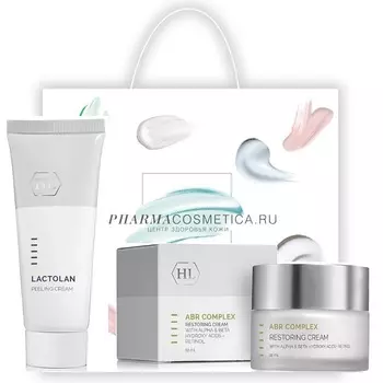 Holyland Laboratories Подарочный набор: пилинг, 70 мл + восстанавливающий крем, 50 мл (Holyland Laboratories, Lactolan)