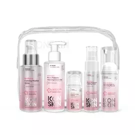 Icon Skin Набор миниатюр для ухода за комбинированной и нормальной чувствительной кожей № 2, 5 средств (Icon Skin, Re:Biom)