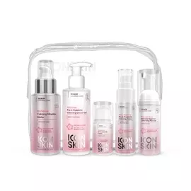 Icon Skin Набор миниатюр для ухода за сухой и нормальной чувствительной кожей № 1, 5 средств (Icon Skin, Re:Biom)