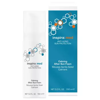 Inspira Cosmetics Успокаивающая пенка после загара Immediate Soothing After Sun Foam, 150 мл (Inspira Cosmetics, Inspira Med)