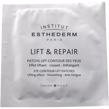 Institut Esthederm Лифтинговые патчи для глаз, 10 саше х 2 патча (Institut Esthederm, Lift&amp;Repair)
