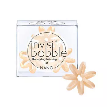 Invisibobble Резинка для волос Nano To Be or Nude to Be 3 шт. (Invisibobble, Nano)