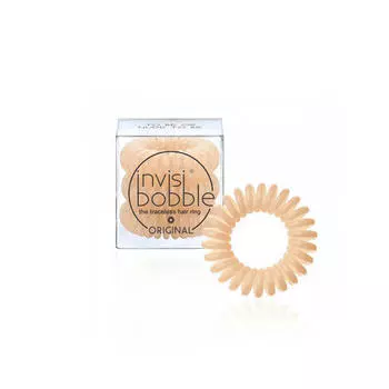 Invisibobble Резинка для волос To Be or Nude to Be бежевый (с подвесом), 1 шт (Invisibobble, Original)