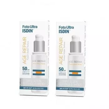 Isdin Комплект Флюид солнцезащитный 2х50 мл (Isdin, Foto ultra)