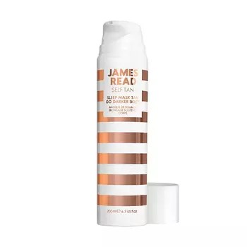 James Read Ночная маска для тела уход и загар темная Sleep Mask Tan Go Darker Body, 200 мл (James Read, Self Tan Dark)