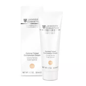 Janssen Cosmetics Дневной крем оптимал комплекс Optimal Tinted Complexion Cream «Medium» SPF 10, 50 мл (Janssen Cosmetics, Demanding skin)