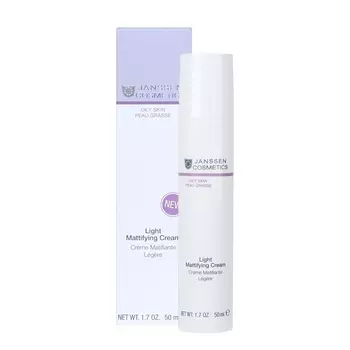 Janssen Cosmetics Легкий матирующий крем Light Mattifying Cream, 50 мл (Janssen Cosmetics, Oily skin)