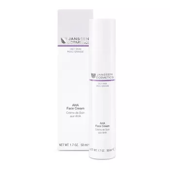 Janssen Cosmetics Легкий активный крем с фруктовыми кислотами AHA Face Cream, 50 мл (Janssen Cosmetics, Oily skin)