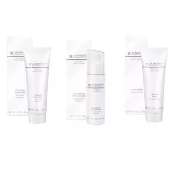 Janssen Cosmetics Набор "Комплексный уход Себоконтроль", 3 продукта (Janssen Cosmetics, Oily skin)