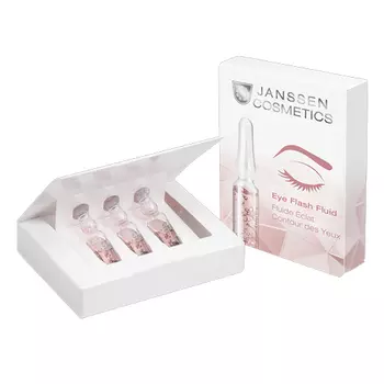 Janssen Cosmetics Увлажняющая сыворотка в ампулах для контура глаз Eye Flash Fluid, 3 х 2 мл (Janssen Cosmetics, Ampoules)