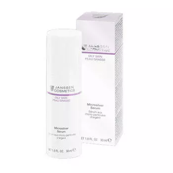 Janssen Cosmetics Сыворотка с антибактериальным действием Microsilver serum, 30 мл (Janssen Cosmetics, Oily skin)