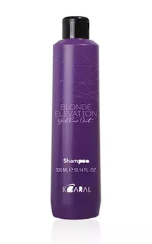 Kaaral Антижелтый шампунь для волос, 300 мл (Kaaral, Blonde Elevation)