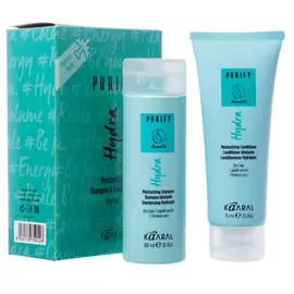 Kaaral Дорожный набор для сухих волос: шампунь, 100 мл + кондиционер, 75 мл, 1 шт (Kaaral, Purify)