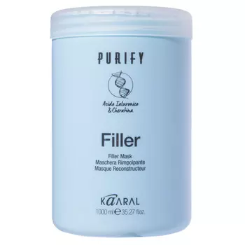 Kaaral Маска для придания плотности волосам Filler Mask, 1000 мл (Kaaral, Purify)