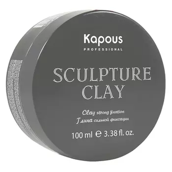 Kapous Professional Глина для укладки волос нормальной фиксации Sculpture Clay, 100 мл (Kapous Professional)