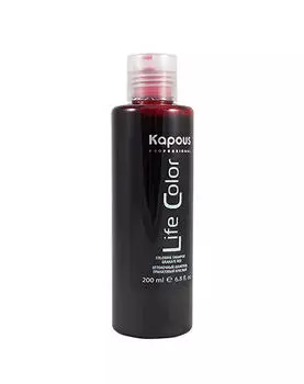 Kapous Professional Оттеночный шампунь для волос Life Color гранатовый красный, 200 мл (Kapous Professional, Life Color)